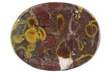 1.5" Polished Fruit Jasper Worry Stones - Photo 3